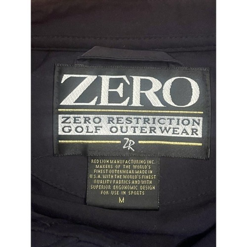 Zero Restriction Lightweight Golf Vest Black Snap… - image 5